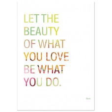 TREE FREE GREETING CARD What You love